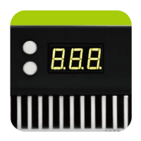 CROWN UV-A intensity percentage display detail