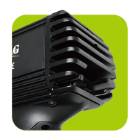 VICTORY II fanless cool-running cooling system detail
