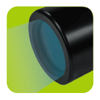 PROUV 50 UV-A lenses detail