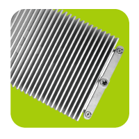 HANSA fanless design detail
