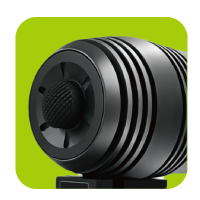 OWL-80 lamp housing with on/off function key