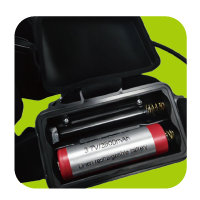 OWL-80 rechargeable battery compartment, single battery operation
