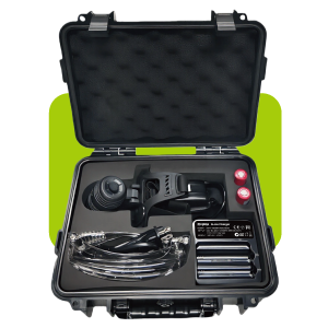 OWL-80 all-in-one portable solution — full kit packed in the carry case