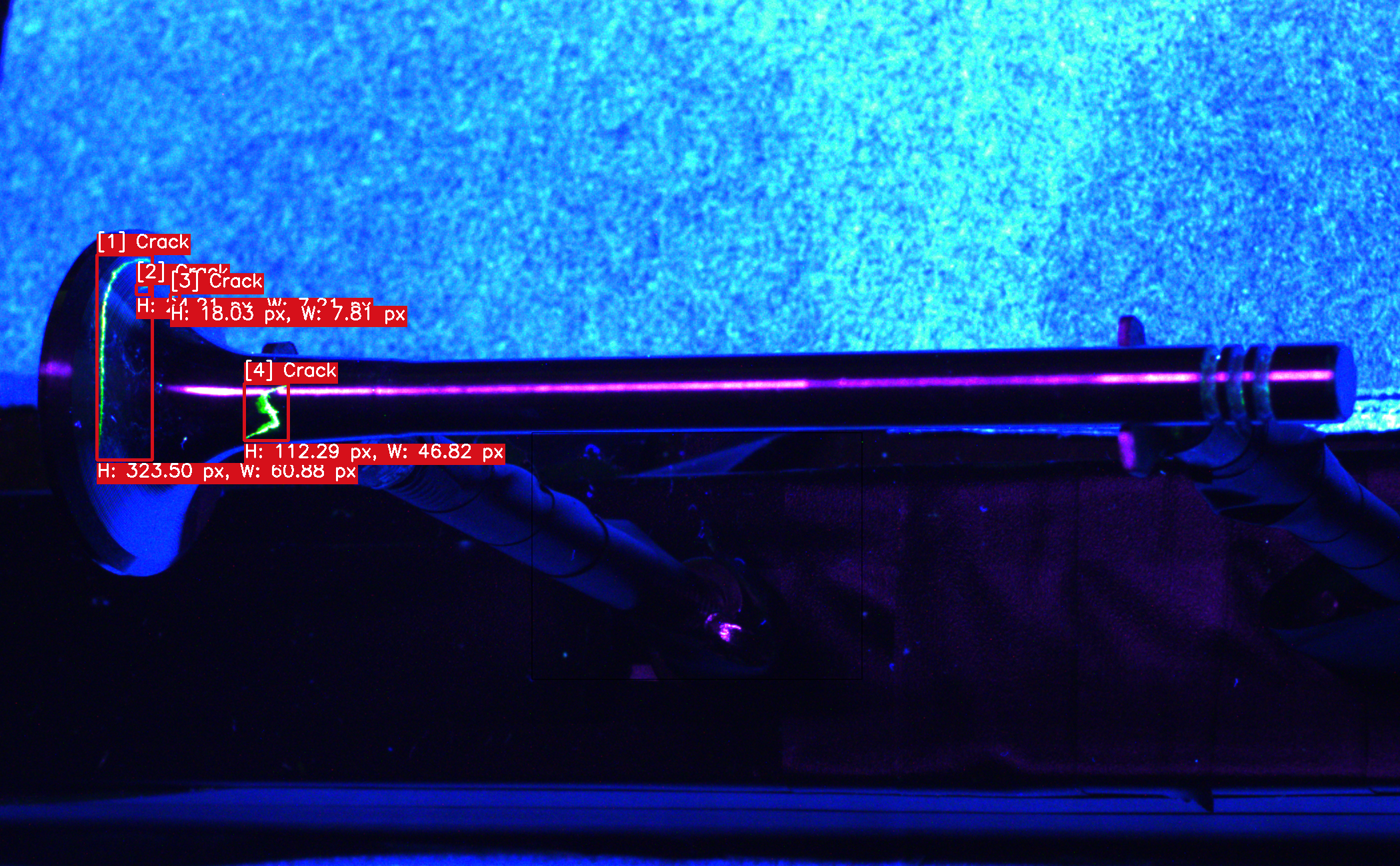 Engine valve body iEagleAI detected 1