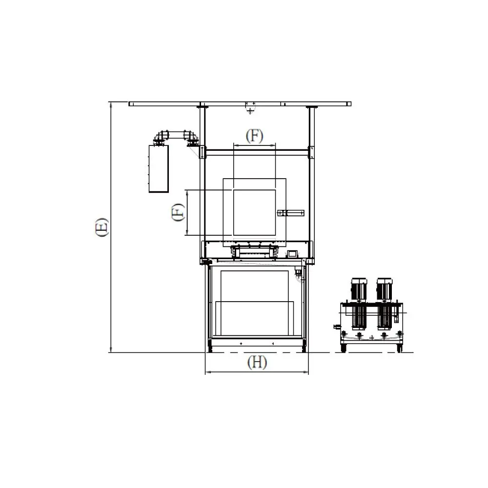 PROMAG APEX Model X — PLC & HMI control panel detail