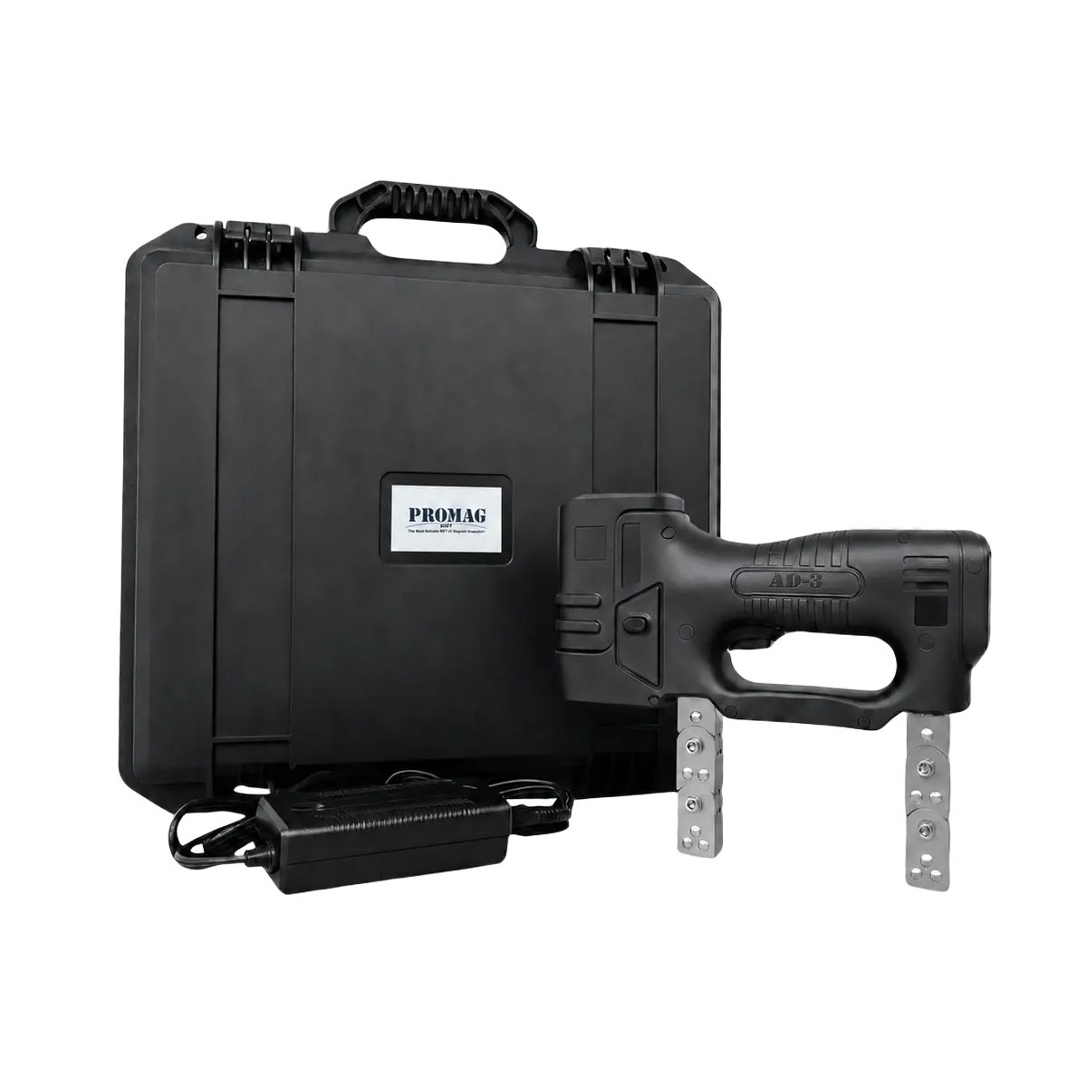 PROMAG AD-3 standard kit — yoke body, battery, cables and carry case